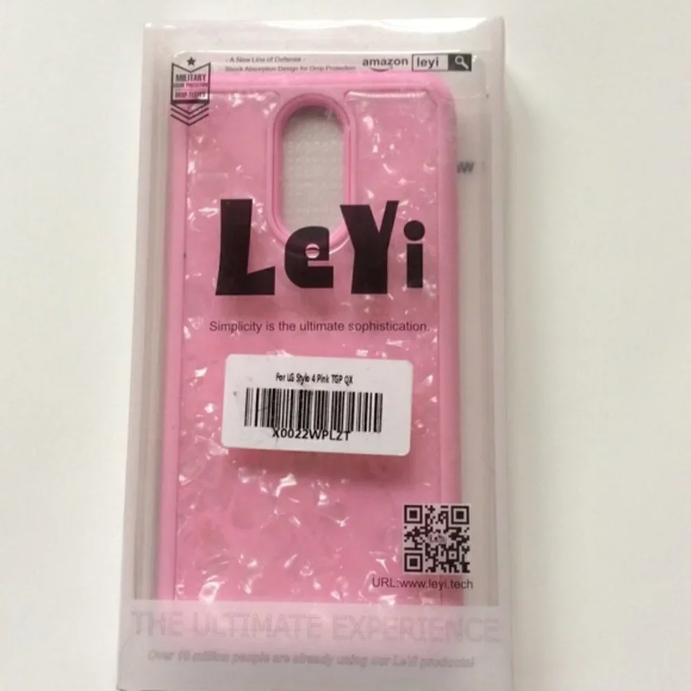 LeYi PINK HARD PHONE CASE  FOR LG STYLO 4